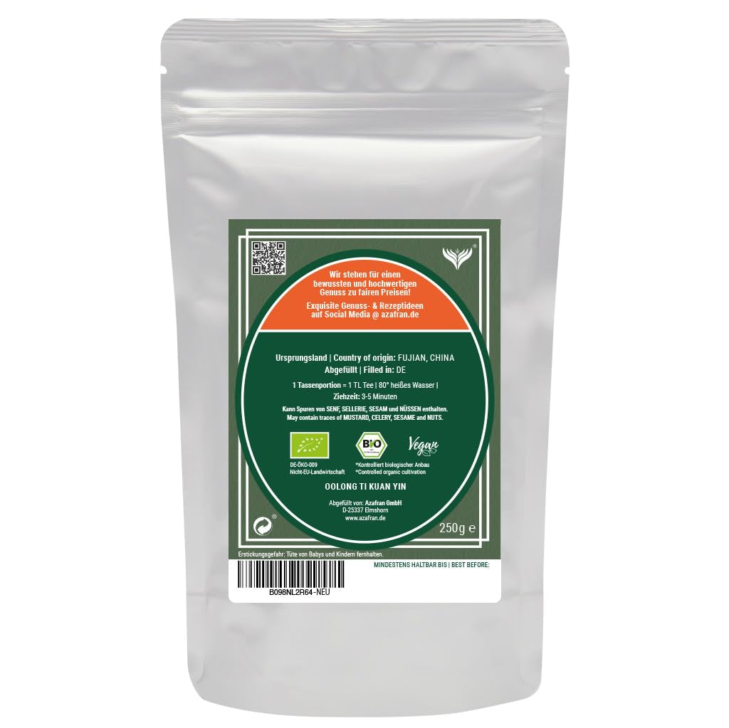 Té Oolong BIO Azafran China Floral Ti Kuan Yin 250 g