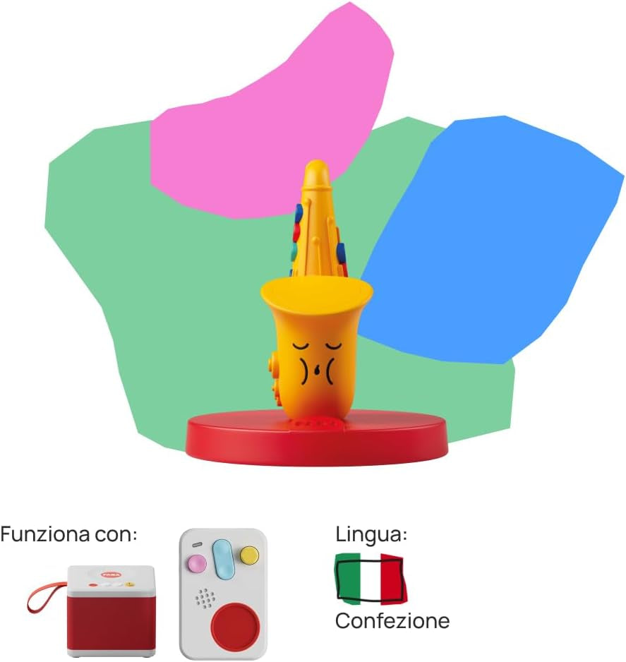 Figura sonora - ritmo jazz - música, canciones y sonidos, juguete de contenido educativo, niños y niñas a partir de 0 años, versión italiana Bebe Naty Shop juguetes