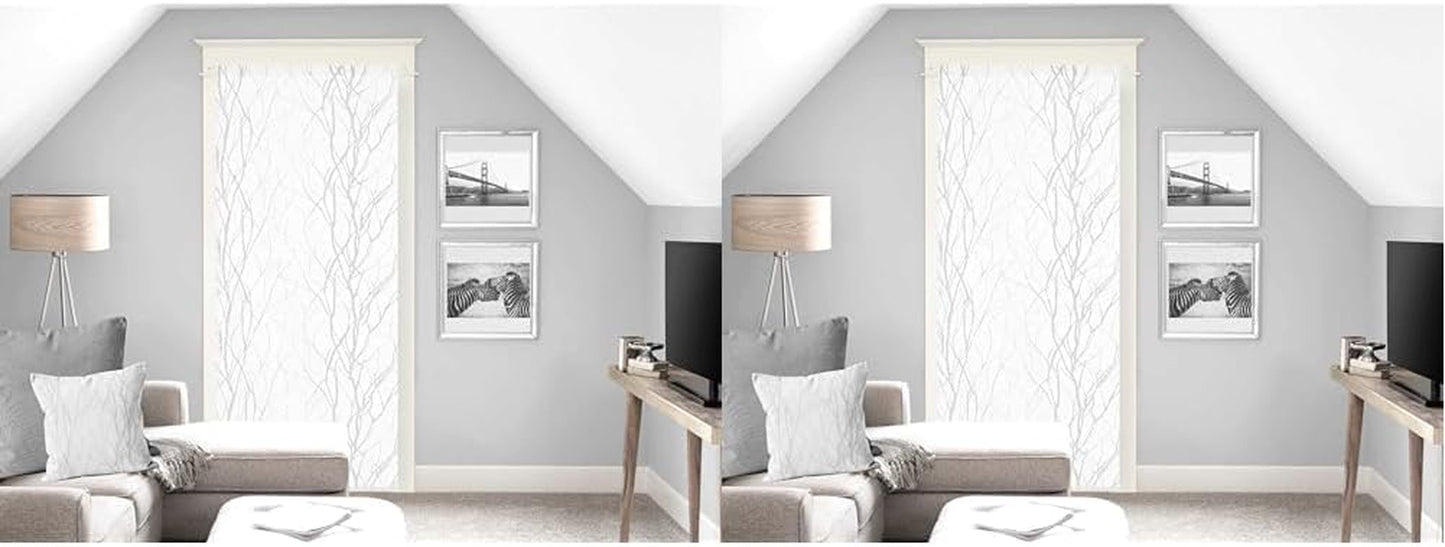 Soleil d'ocre liane bise-bise, poliéster, blanco, 70 x 200 cm Edredones y colchas naty shop blanco 70 x 200 cm (pack de 2)