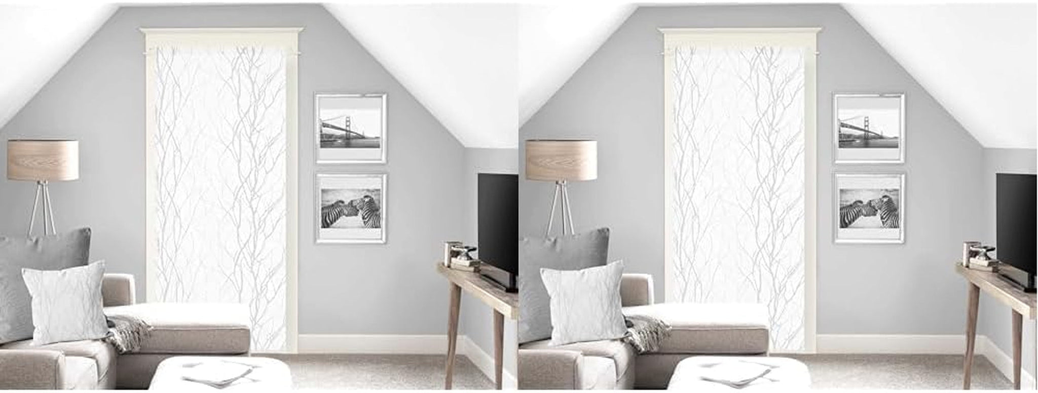 Soleil d'ocre liane bise-bise, poliéster, blanco, 70 x 200 cm Edredones y colchas naty shop blanco 70 x 200 cm (pack de 2)