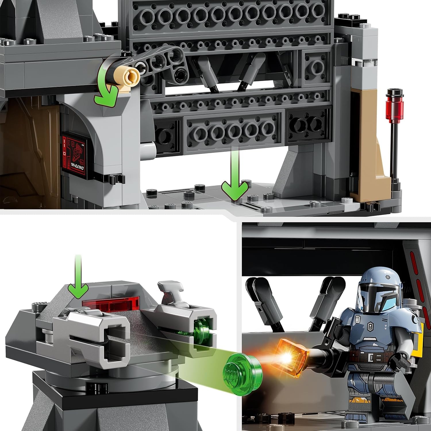 LEGO Star Wars: El duelo mandaloriano entre Paz Vizsla y Moff Gideon, juguete de construcción coleccionable para niños, idea de regalo para niños y niñas creativos mayores de 7 años, Juguete mandaloriano 75386 Juegos de construcción Beuche den LEGO-Store