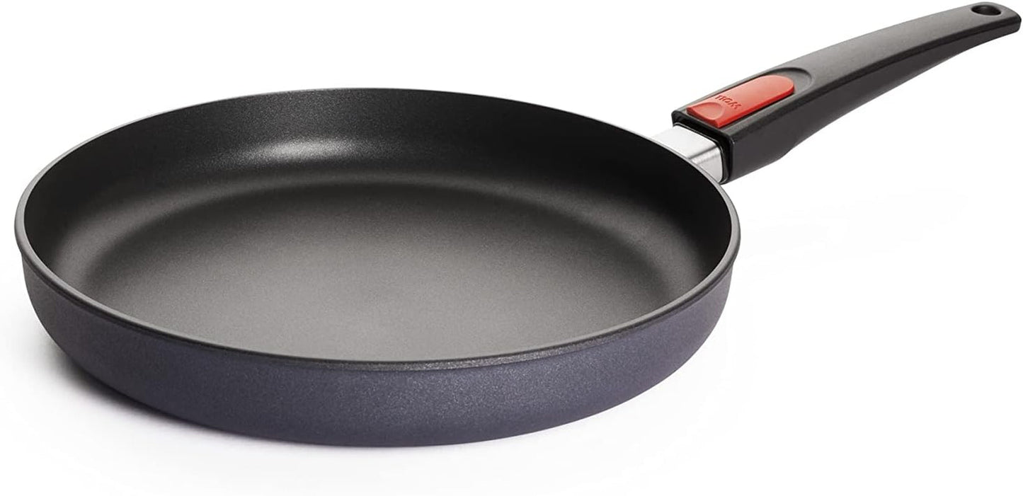 Sartén Plana Woll Diamond Lite - Inducción -, Ø 20 Cm, 5 Cm de altura, Con asa extraíble - Apta para todo tipo de fuegos, Aluminio fundido, Recubrimiento Antiadherente Naty Shop Ollas y Sartenes Ø 28 Cm
