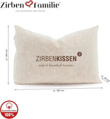Familia del pino piñonero Almohada de pino piñonero Simply Heavenly Dreaming 30X20 cm, madera, natural, 1 unidad (1 paquete) Naty Shop almohadas estándar