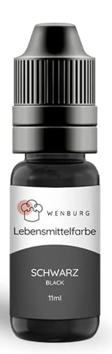 Colorante alimentario Wenburg, purpurina, 11 ml, concentrado, fabricado en la UE, líquido. Para colorear masa, bebidas, sabores, limo - Colorante alimentario con purpurina dorada - Colorante para pasteles dorado - Purpurina dorada