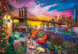 Clementoni - 33552 Colección - Manhattan Balcón Atardecer, Puzzle de 3000 piezas para adultos y niños de 10 años, juego de habilidad para toda la familia Puzzle Naty Shop