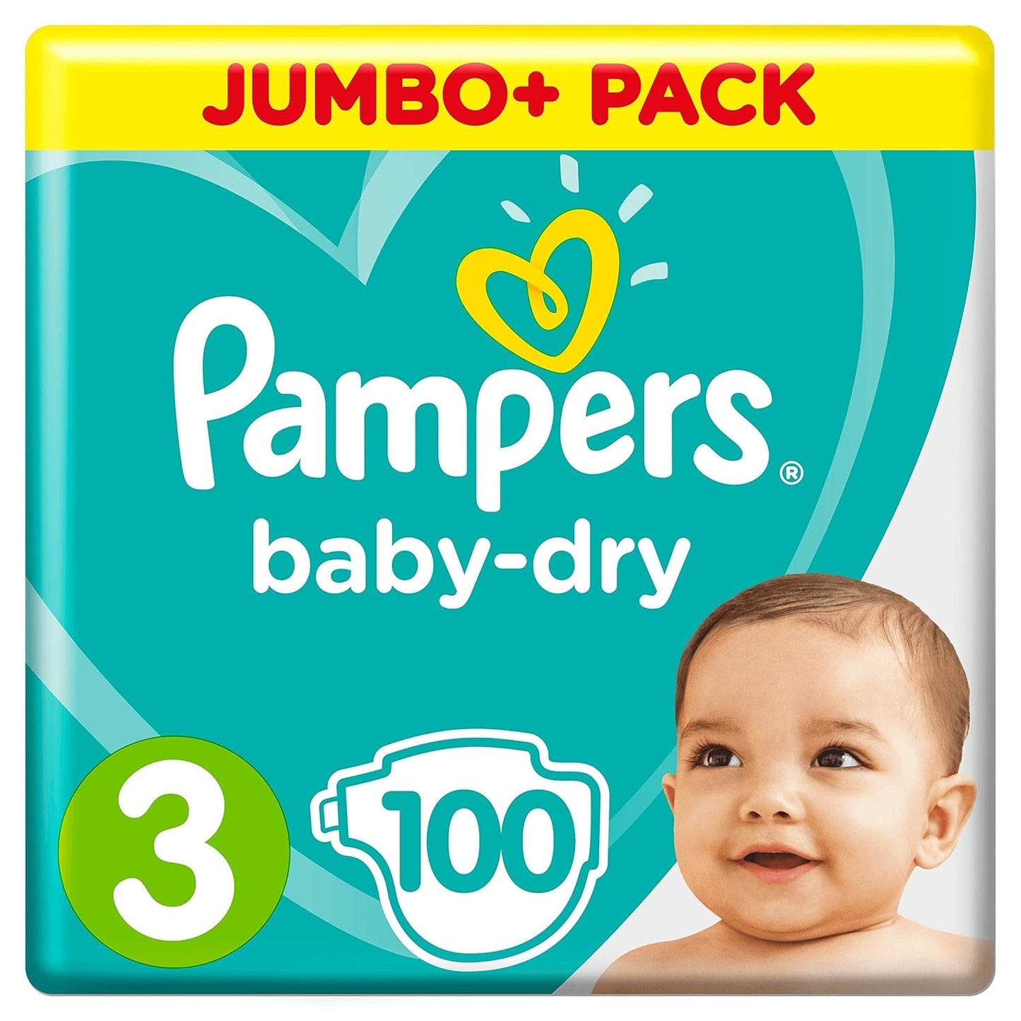 Pañales Pampers (versión antigua), talla 3 (6-10 kg), 100 piezas,