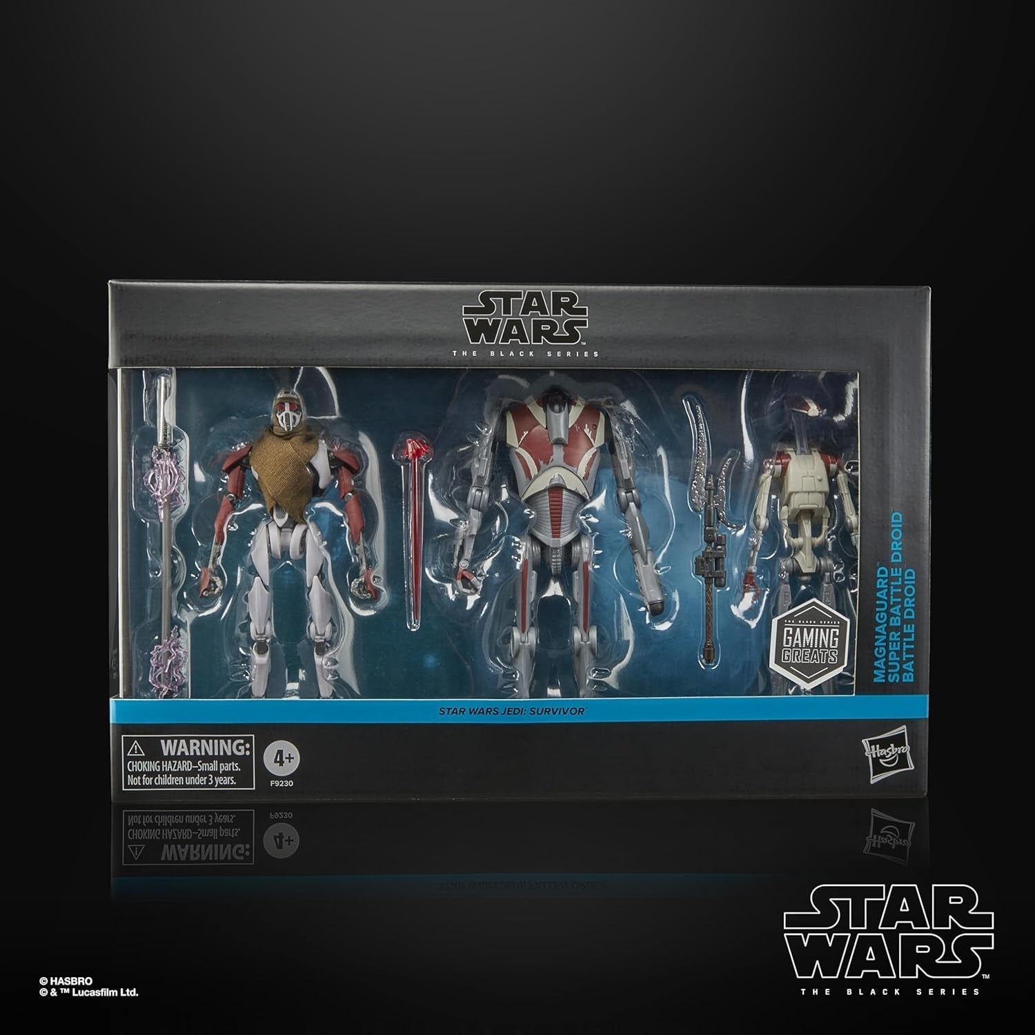 Star Wars Black Series Magna Raider, Super Battle Droid, Jedi Battle Droid: Survivor Action Figures 3-pack, Escala 15 cm Figuras de acción Naty Shop