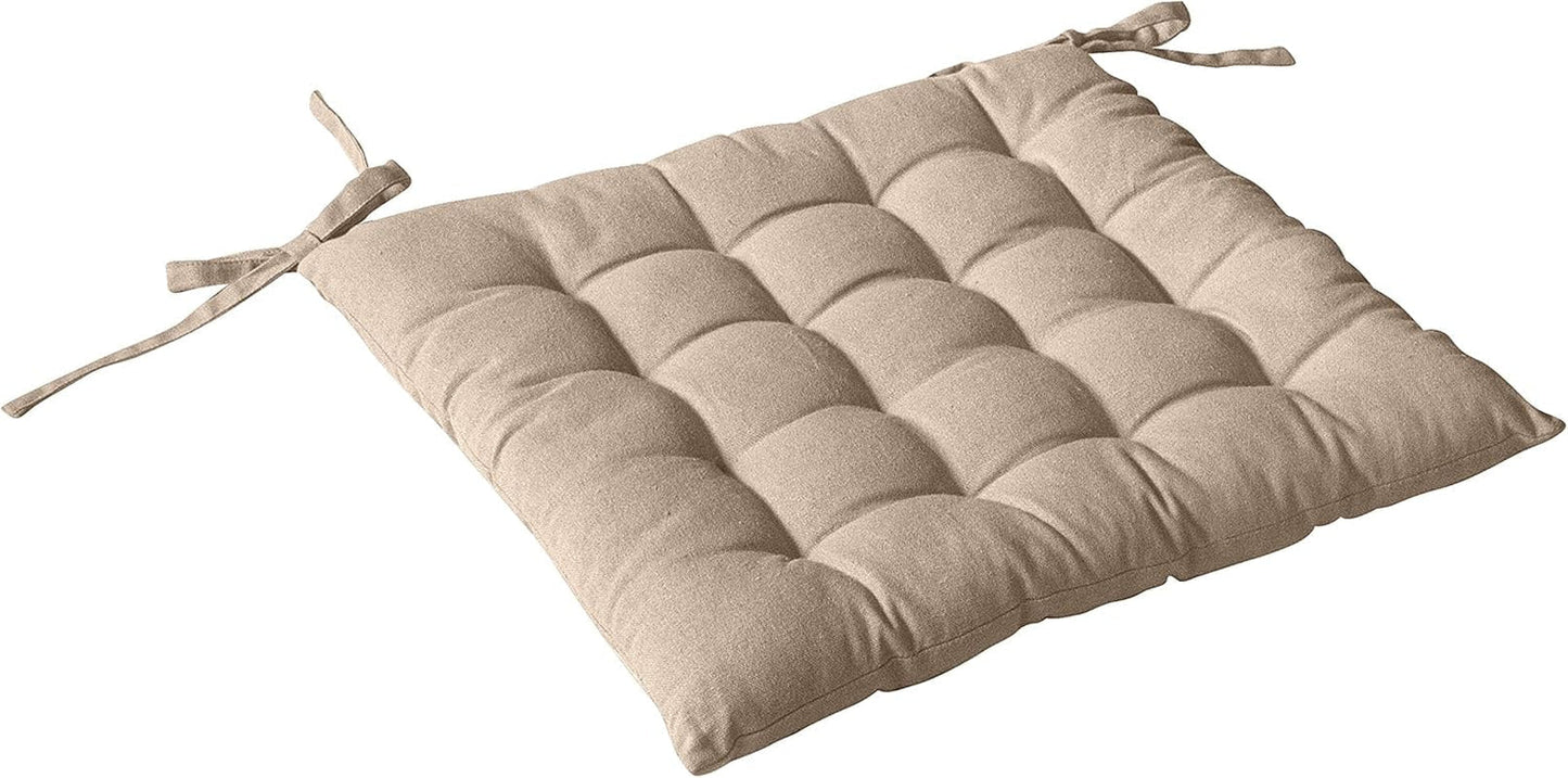 Edredón con 4 bolitas, yute, 90 X 190 Cm, arcilla, 2007AGCHLJT090190, 90 X 190 Cm Edredones y colchas Naty Shop Natura