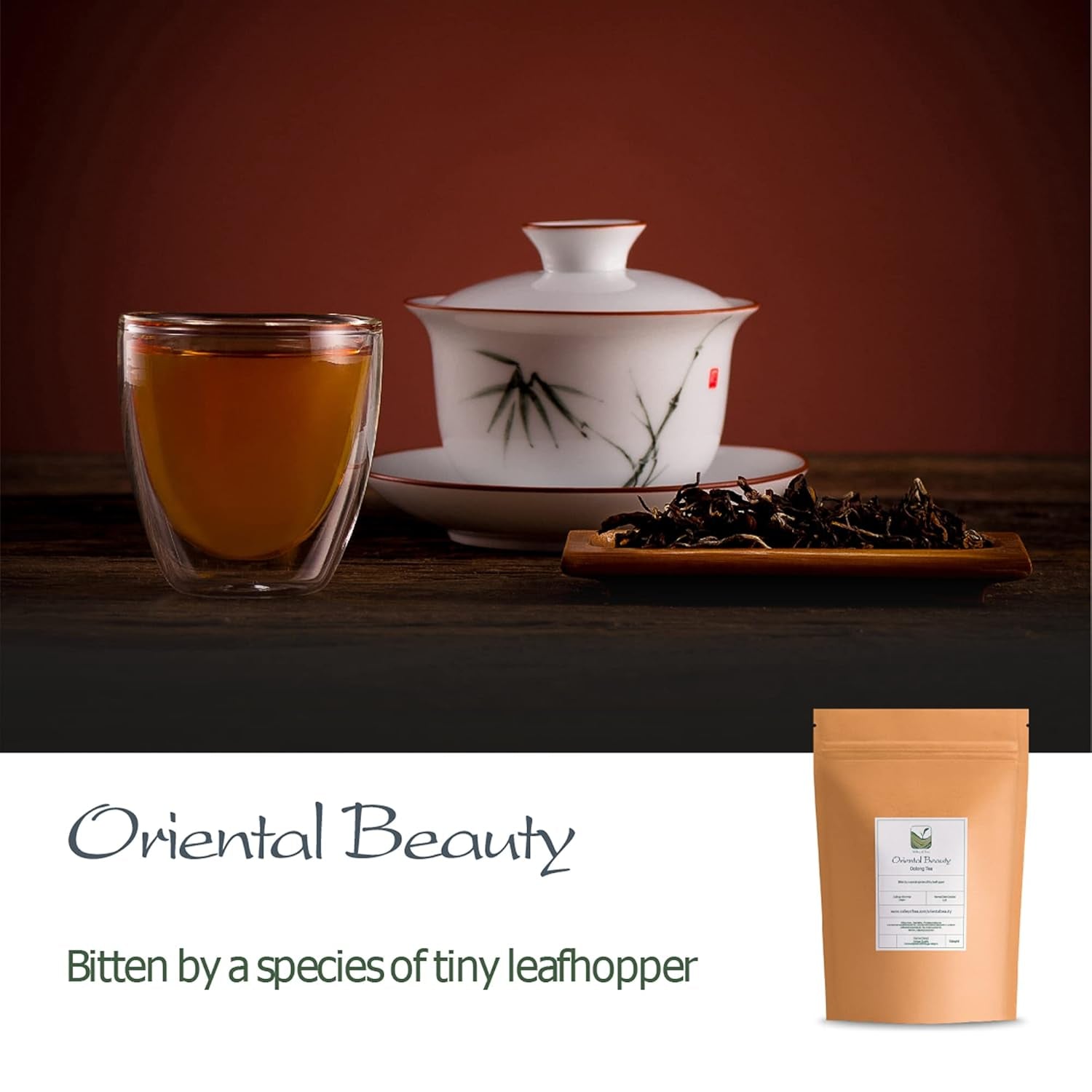Belleza Oriental Té Oolong de Taiwán - Té Taiwanés Dongfang Meiren - Puntas Blancas Wu Long o Té Azul Té Wu Long Té Azul Oriental Té Azul Té Olong Té Olong Té Oolong Orgánico Té Olong