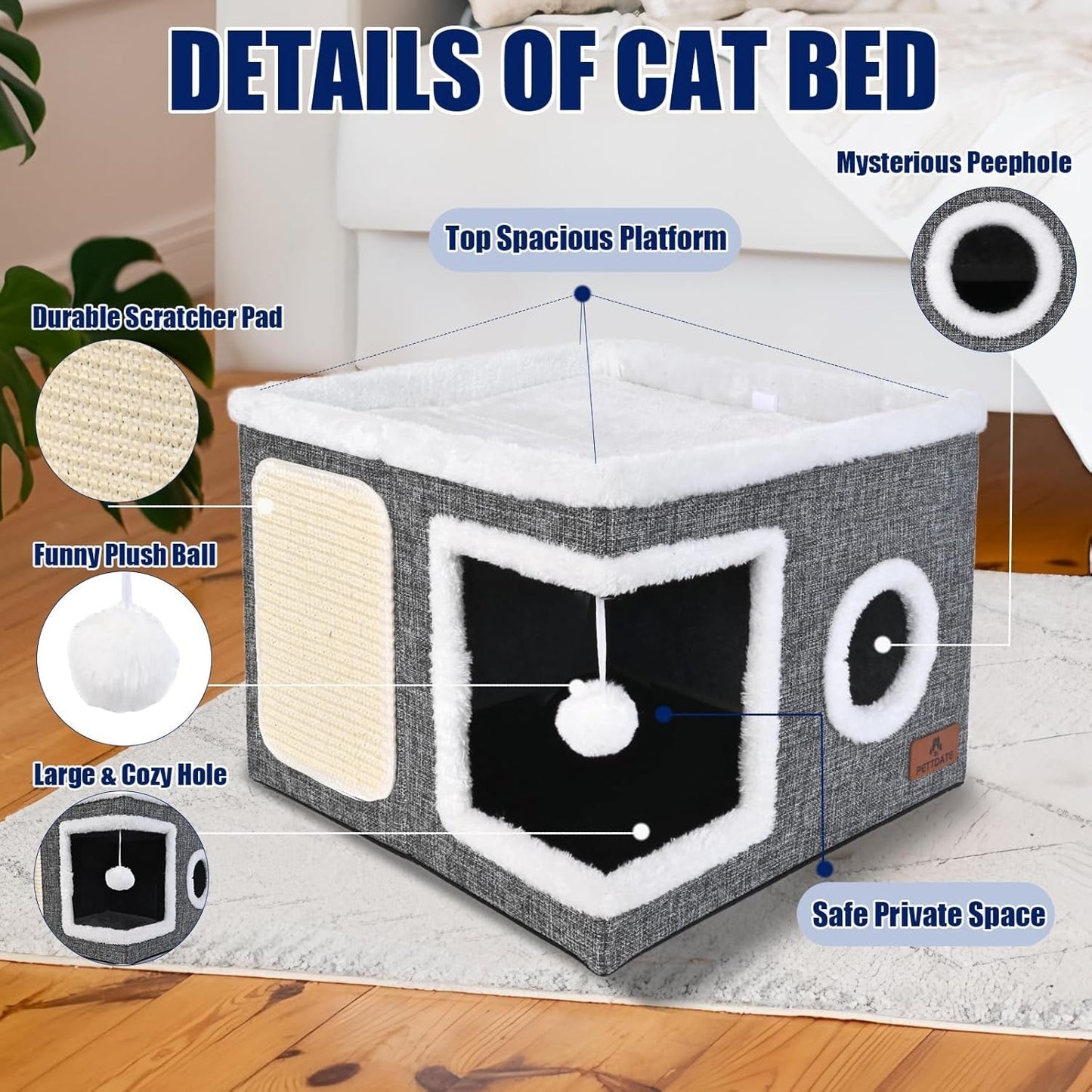 Mantas y Muebles, Mascotas, Casas y Cuevas, Gatos, Camas para gatos, Gatos - camas, colchones