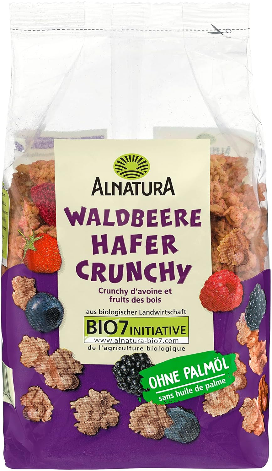 Tortitas de avena crujientes con chocolate ecológico, 375g