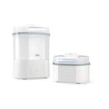 Chicco Esterilizador Modular con Función de Secado, Esterilizador de Biberones, Mordedor y Chupete con Auto-Stop, Apto para Microondas, Apto para esterilizar hasta 6 biberones de 330ml