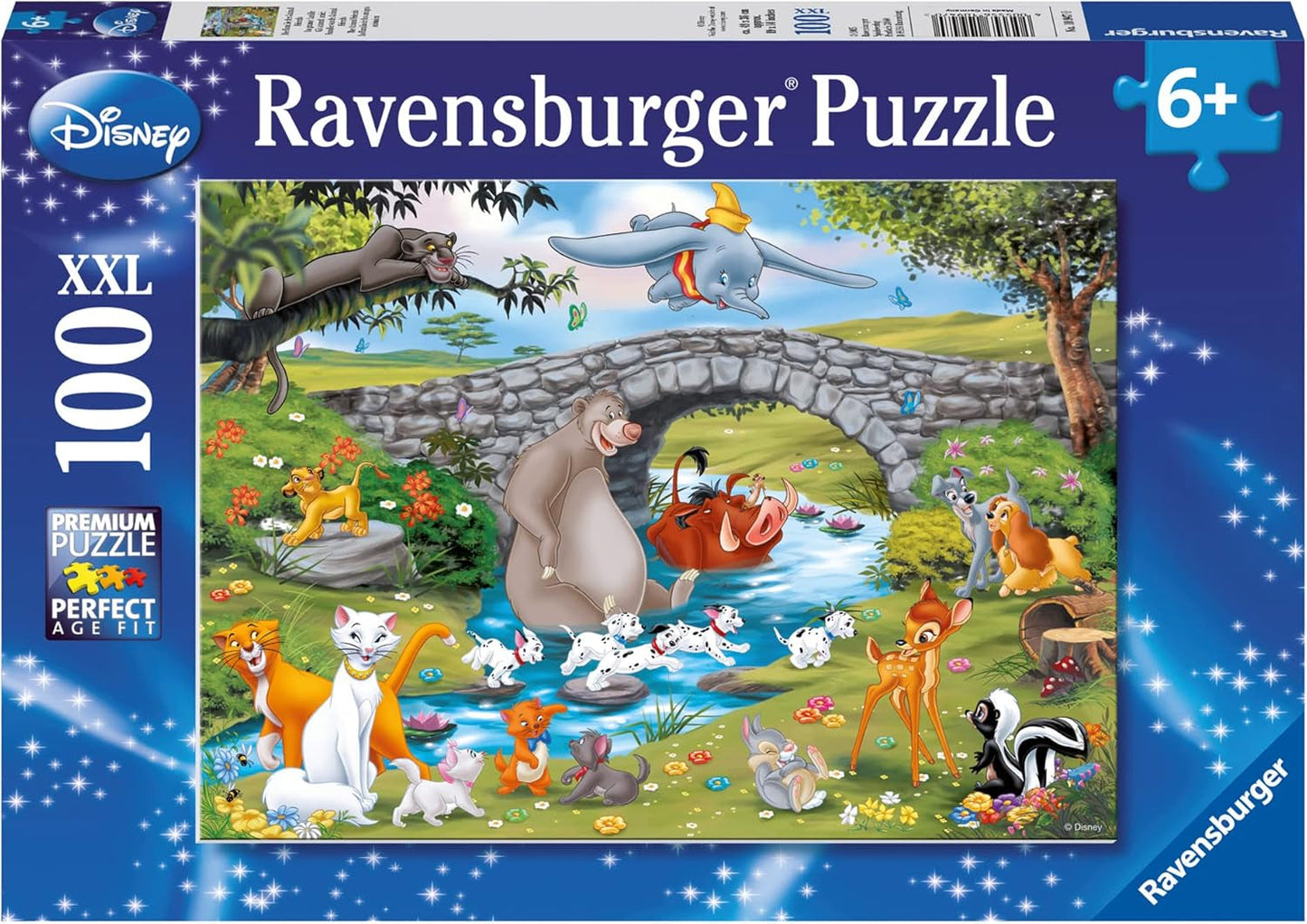 Puzzle Ravensburger para niños - 10947 Animal Friends Family - Puzzle de Disney para niños mayores de 6 años, con 100 piezas en formato XXL Puzzle Naty Shop Título predeterminado