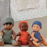 Muñeco Miniland Baby, niño africano, 32 cm, anatómicamente correcto