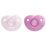 Philips AVENT Soothie - Chupete sin BPA para bebés de 0 a 6 meses, rosa/rosa claro (modelo SCF099/22)