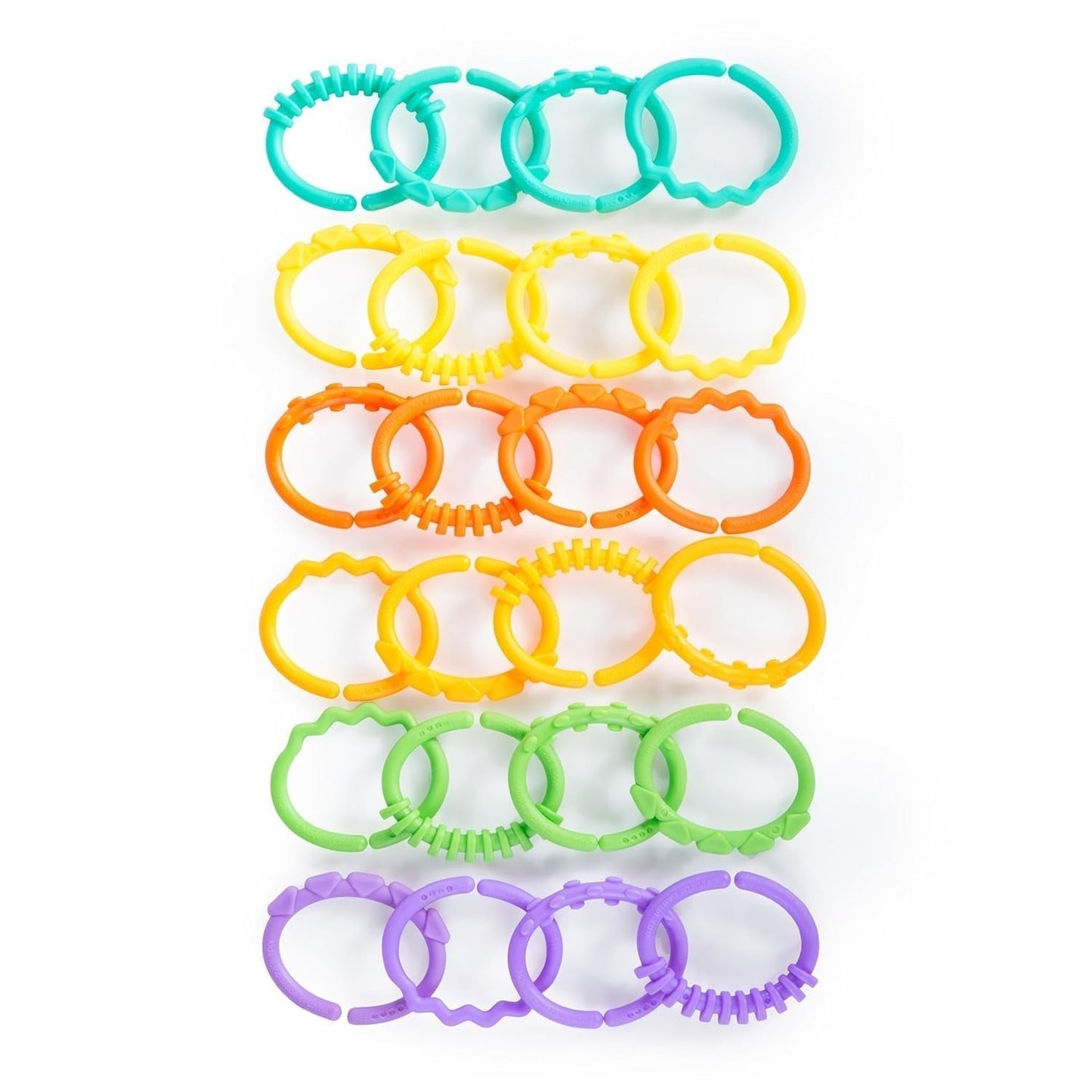 Bright Starts, Oball, eslabones de conexión de cadena para cochecito, muchos eslabones, plegable, fácil de colocar, fácil de limpiar, perfecto para viajes Bebe Toys Naty Shop Título predeterminado