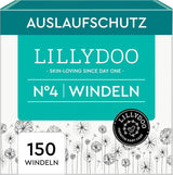 LILLYDOO Pañales para Bebé Respetuosos con la Piel - Tamaño 3 (6-10 kg), 29 Piezas, Protección Confiable contra Fugas, Suaves, Sin Fragancia y Sin Loción para Pieles Sensibles, Dermatológicamente Probados