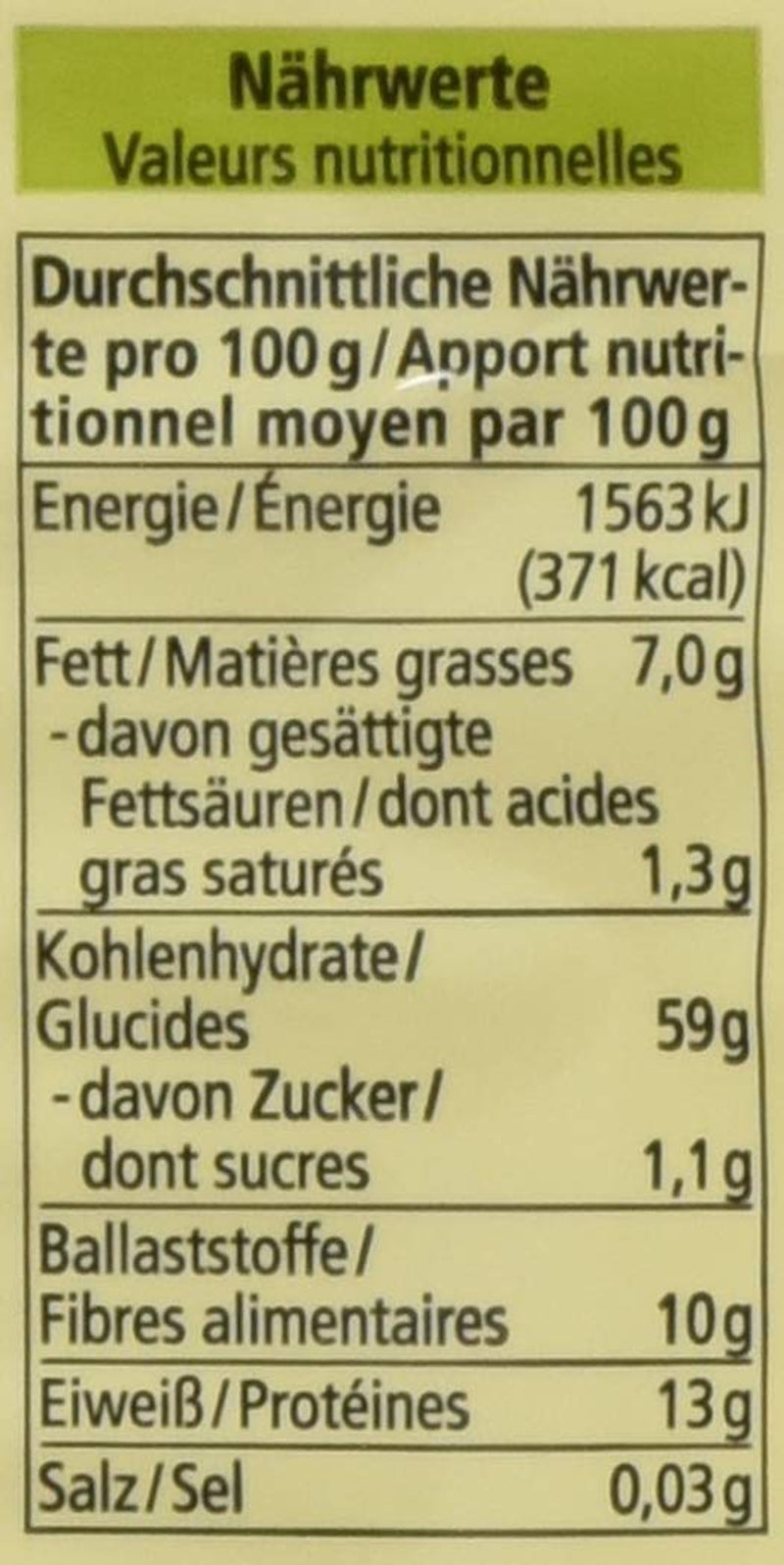 Avena ecológica, copos pequeños, 500 g (1 paquete)