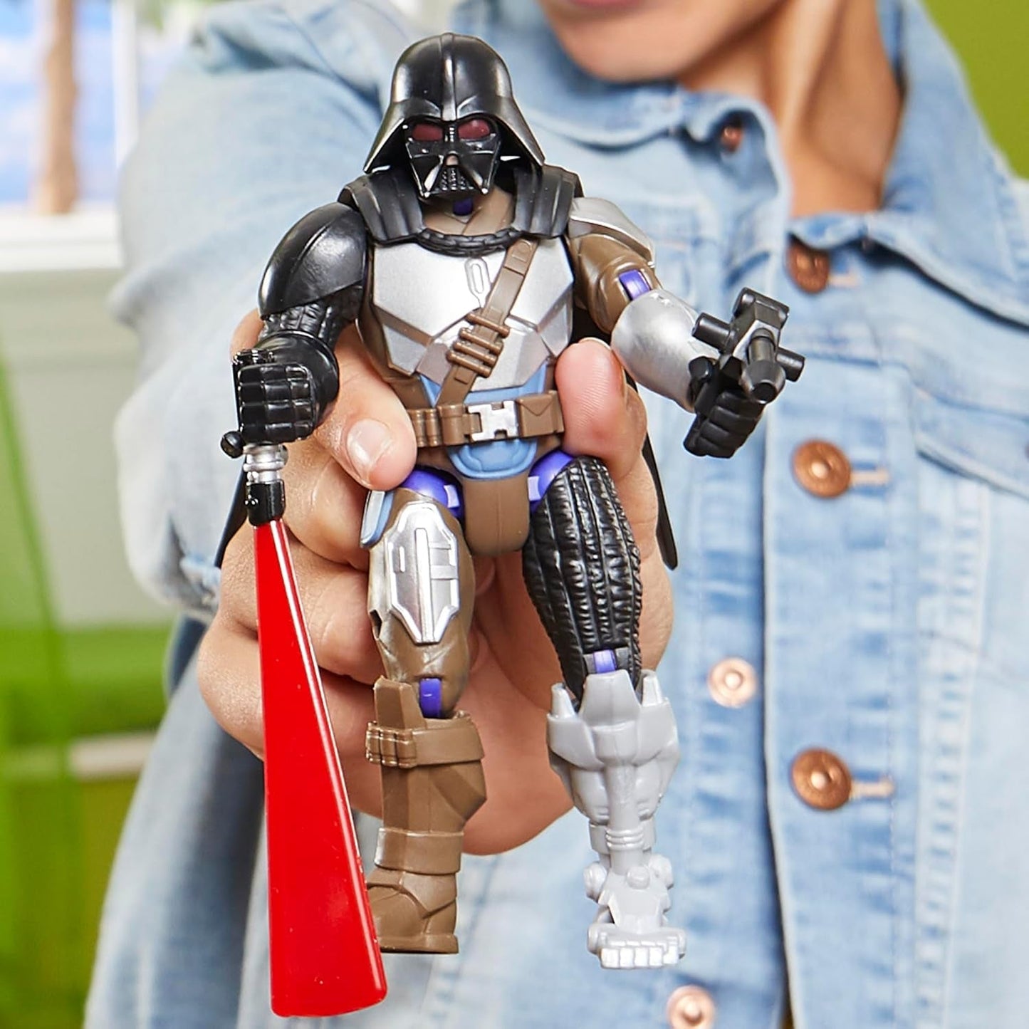Star Wars Mixmashers Darth Vader Figuras de acción y accesorios de lujo personalizables Mix-And-Match Figuras de acción Naty Shop