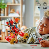 LEGO NINJAGO Robot Jinete de la Tormenta de Kai - Moto voladora de juguete con 3 minifiguras - Robot con cabeza, brazos y piernas móviles - Juguete de construcción - Regalo para niños y niñas a partir de 7 años 71830 Juegos de construcción Besuche den LEGO-Store