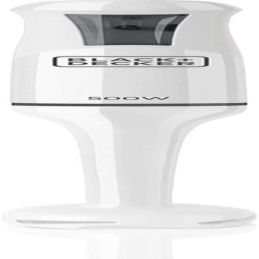 BLACK+DECKER Batidora de pie | BXHBA1500E | 1500 vatios | 20 velocidades | turbo | Edelstahl | Spritzchutz | Inclusive Pürieraufsatz, Schneebesen, Zerkleinerer Und Messbecher Kitchen Naty Shop Single 1 Zubehörteil 500W