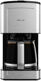 Espresso con filtro Cecotec Coffee 66 Drop and Touch, potencia 950 W, 1,5 L, 12 tazas, pantalla táctil, jarra de cristal, temporizador 24 horas, 6 interruptores, filtro de malla reutilizable