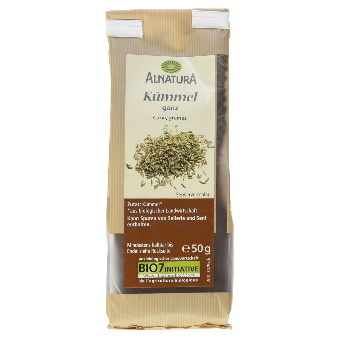 Comino integral ecológico, 50 gramos Condimente Naty Shop
