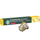 STARBUCKS Blonde Espresso Roast Entkoffeiniert de Nespresso, Helle Röstung, Kaffeekapseln 6 x 10 (60 Kapseln)