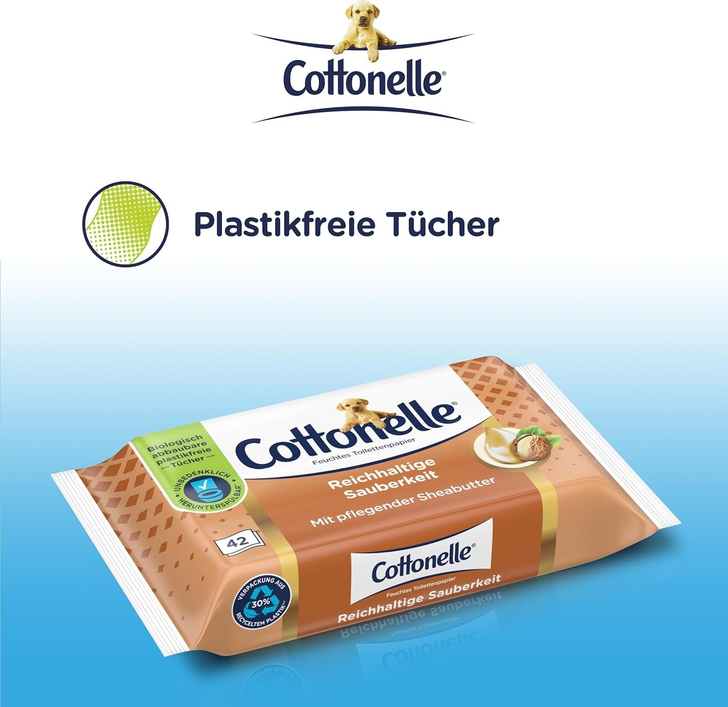 Toallitas húmedas, My Spa Experience - Cachemira y manteca de karité, biodegradables, sin plástico, resellables, paquete económico, 12 x 42 toallitas húmedas
