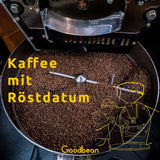 santos | Granos de café 2500g - 100% Arábica de Brasil | para espresso, capuchino o café filtrado fuerte | Asado omnidireccional | Café clásico: la introducción perfecta al café especial