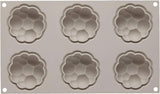 Silikomart, Molde para tartas de silicona Tartufo, 8 puertos individuales, Ø 62 H 52 mm Cocina Naty Shop Bollicine