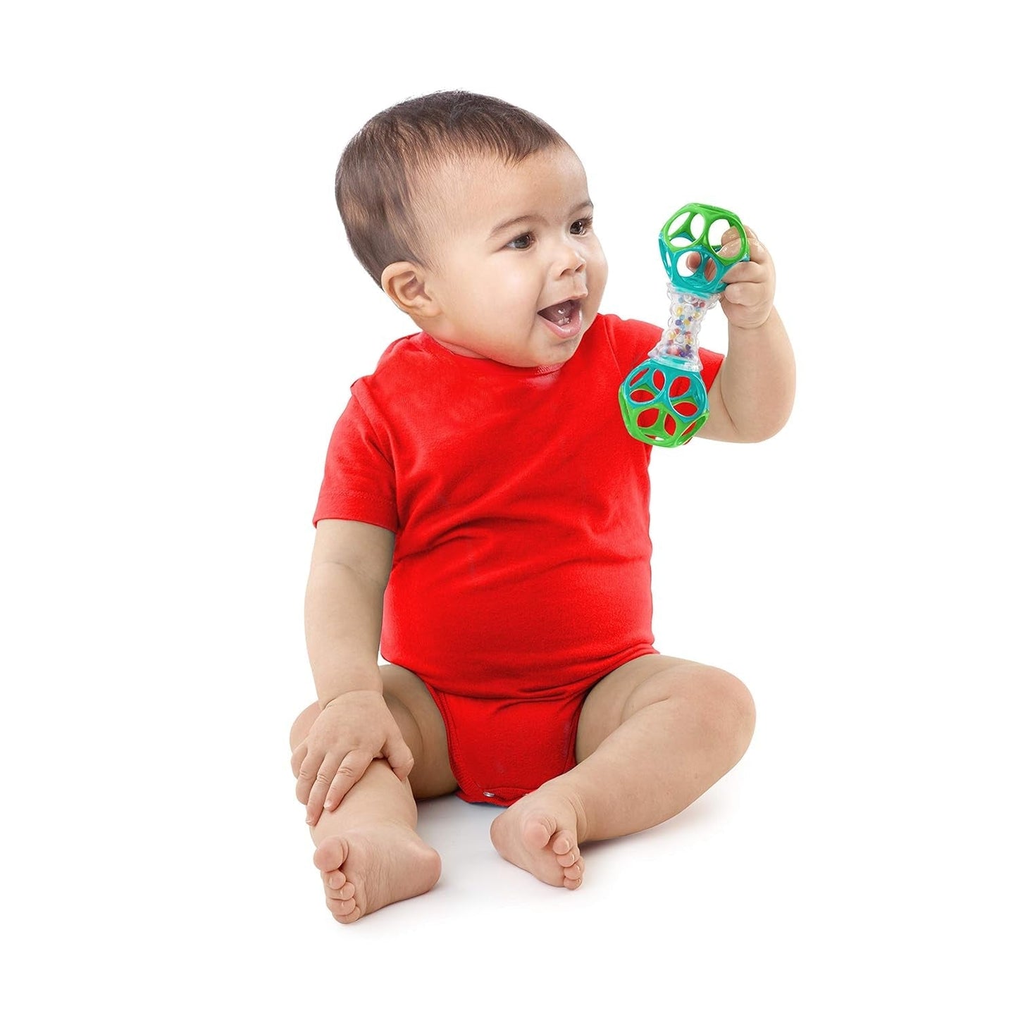 Bright Starts Little Shakers Set de regalo de 6 piezas - Sonajeros y mordedores para bebés Sin BPA Fácil de atrapar Unisex Recién nacido+
