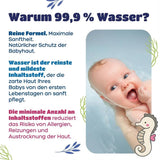 Toallitas húmedas Kindii Water Care - Toallitas Aqua Baby - 100% viscosa, 99,9% agua, extracto de pomelo, tamaño bufanda 150x200, 100% biodegradables, sin plástico, toallitas limpiadoras para pieles sensibles