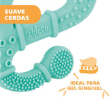 Chicco Mordedor Soft&Clean lagarto, azul, 2M+