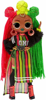Jajaja ¡Sorpresa! Muñeca de moda OMG Queens - SWAYS - 20 sorpresas que incluyen atuendo, accesorios, soporte para muñecas y más - Coleccionable - Para niños y niñas de 4 años en adelante
