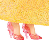 Mattel Disney Princess Toy Muñeca articulada Belle Fashion con ropa y accesorios brillantes Regalo inspirado en la película de Disney para niños HLW11