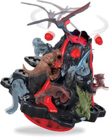 EPOCH Games - Jurassic World Trembling Volcano 7509 Juego de mesa de juguete de dinosaurio para niños a partir de 4 años