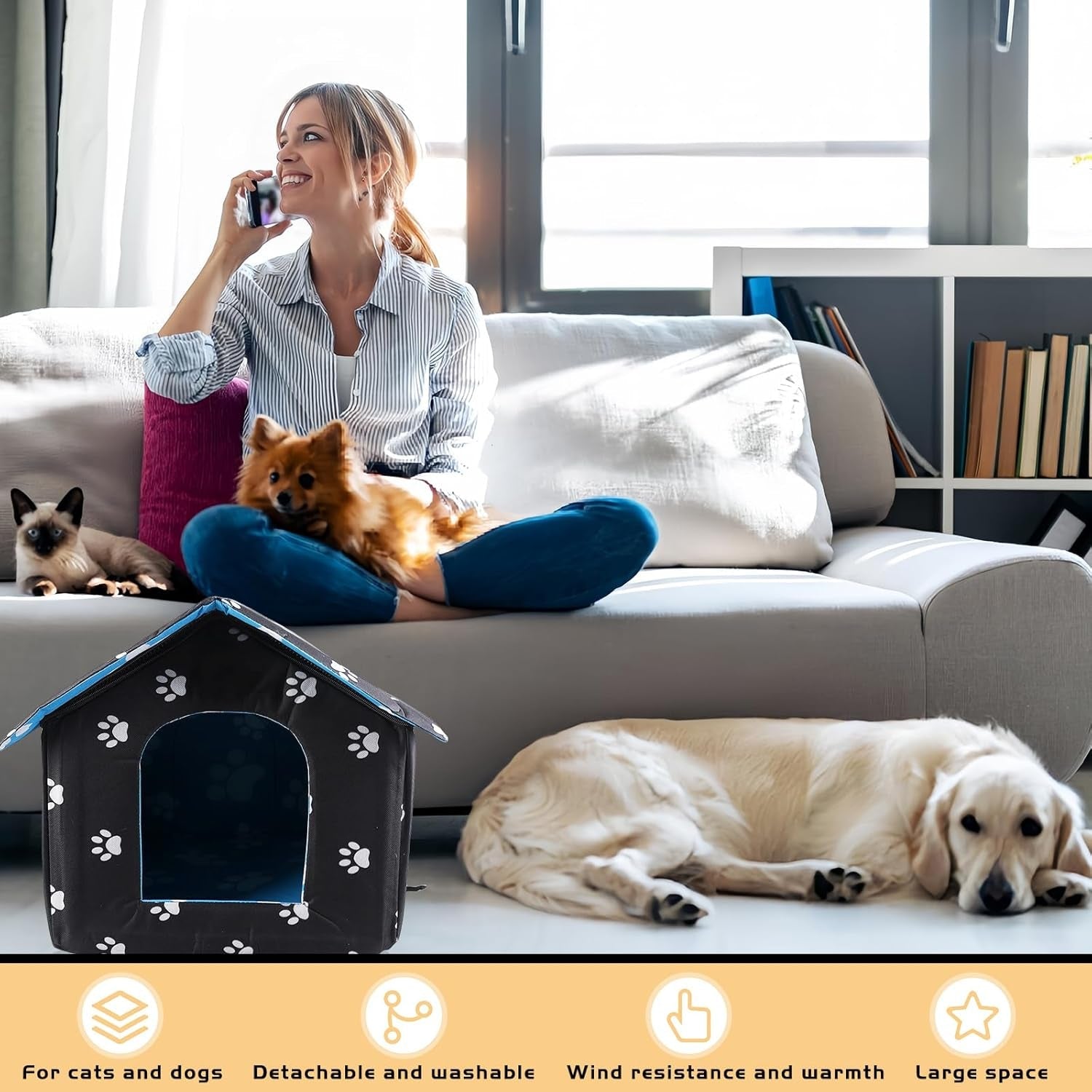 Mantas y Muebles, Mascotas, Casas y Cuevas, Gatos, Camas para gatos, Gatos - camas, colchones