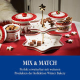 Villeroy & Boch - Winter Bakery Delight Caja pequeña para guardar galletas, Caja navideña de cerámica para galletas, Caja navideña, Caja para galletas, Caja para galletas, Caja de cerámica con tapa, Caja para dulces, Cajas para guardar alimentos de porcelana premium Naty Shop