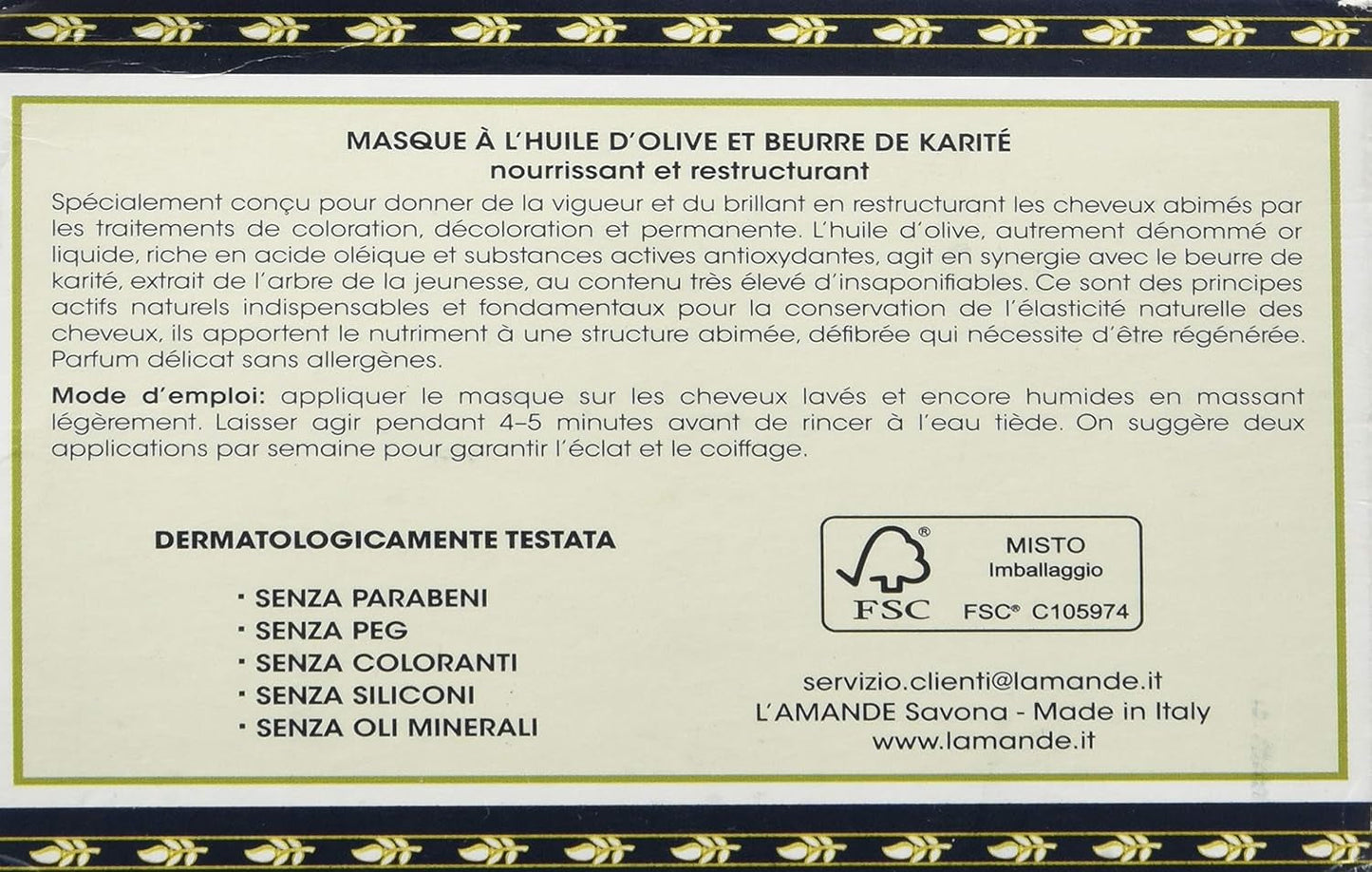 Mascarilla facial de aceite de oliva - 300 ml Naty Shop mascarilla capilar