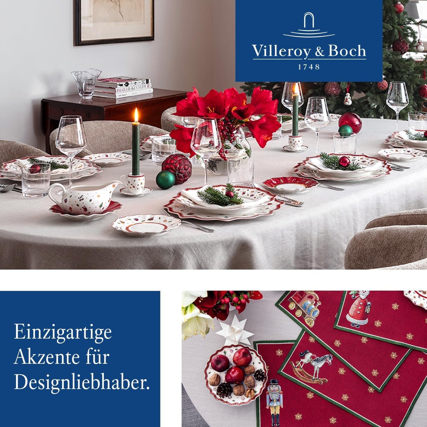 Villeroy & Boch Toys Delight Royal Classic estante, expositor escalonado decorativo para galletas, pasteles y trozos pequeños de tarta, porcelana premium, blanco