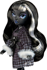 Rainbow High Shadow High Girl's Night - Shanelle Onyx - Muñeca de moda de 28 cm en tonos grises, pelo negro y conjunto con accesorios y peine - Para coleccionistas y niños a partir de 6 años