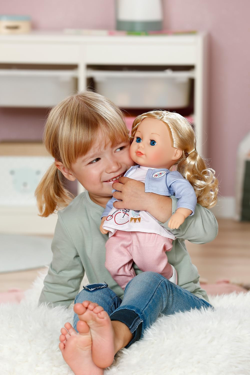 BABY born Sophia Rose - Muñeca blandita de 36 cm - Muñeca con pelo rubio de alta calidad y ojos soñolientos - Apto para niños a partir de 1 año