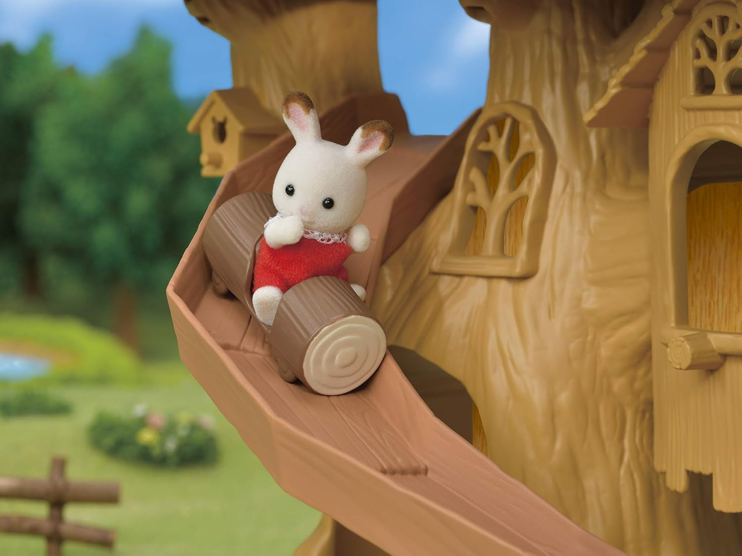 Sylvanian Families 5494 Casa del árbol con aventuras - Juego de casa de muñecas