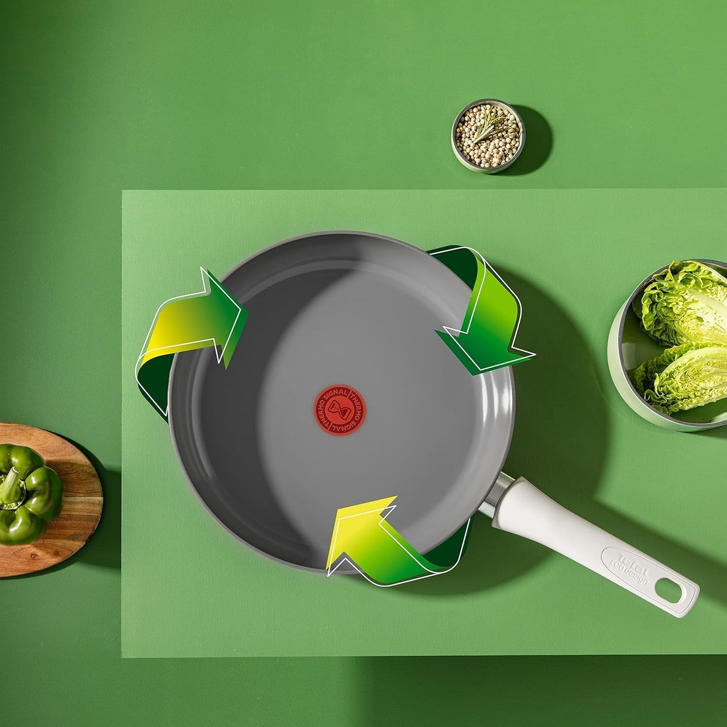 Tefal C42706 Renew en sartén 28 cm con junta cerámica Ollas y Sartenes Naty Shop