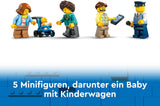 LEGO City Autobús de dos pisos, autobús de juguete de dos pisos, juego de vehículos para niñas y niños a partir de 7 años, contiene 5 figuras, incluido un bebé en un cochecito 60407 Juegos de construcción Besuche den LEGO-Store