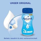 Aptamil Pronutra 2, leche de continuación a partir de los 6 meses, leche para bebés lista para beber (4 x 200 ml)