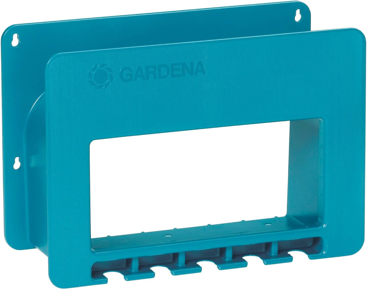 Enrollador de manguera de pared Gardena Classic 60 con carrete guía de manguera: Para fácil montaje en pared, con sistema antigoteo, conexión en ángulo, gran capacidad, ahorro de espacio (2650-88)