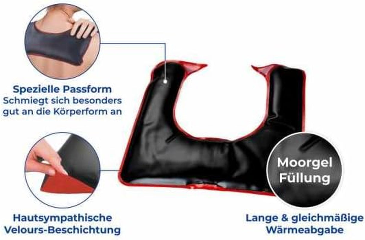 Maximex Moor Almohada Cervical Horno Microondas Calor Calmante Contra La Tensión Ajuste Especial Dimensiones (Largo X Alto X Fondo): 30,5 X 1 X 29 Cm Almohadas Cervicales Ortopédicas Naty Shop