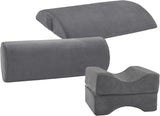 Almohada ortopédica para espalda/lumbar Traumnacht con núcleo de espuma viscoelástica y funda de micropolar agradable para la piel, certificado Oeko-Tex, fabricado según los estándares de calidad alemanes